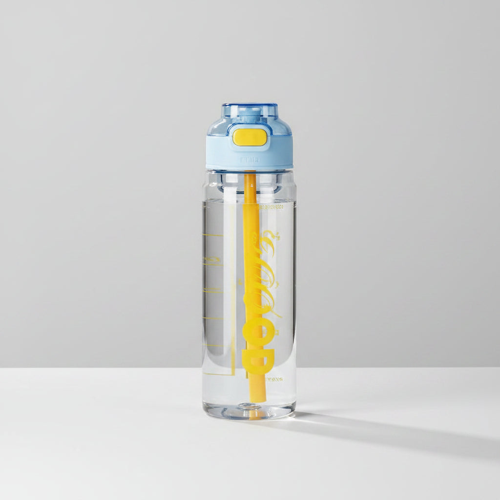 Bouteille Plastique GOOD Bleue
