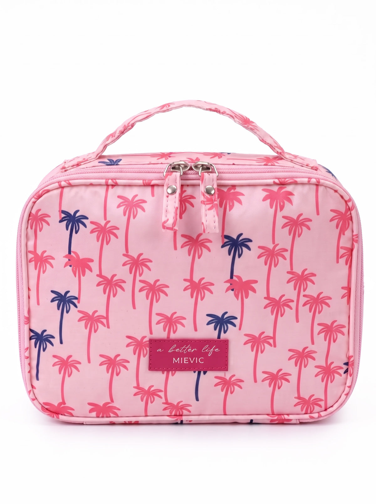 Trousse de Maquillage Palmiers Roses